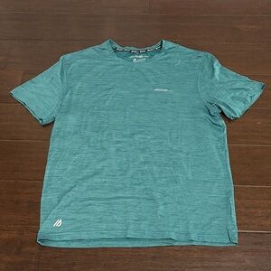 Eddie Bauer Men's Teal Short Sleeve Tee